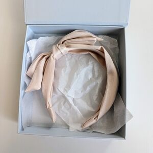 Kristin Ess Satin Headband in Blush